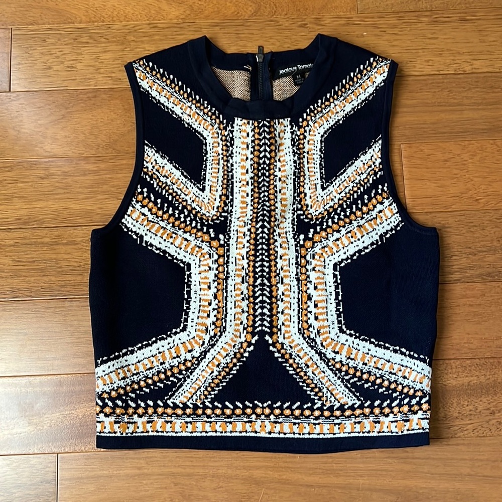 Pattern crop top